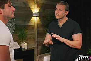 Bisexual latina hime marie is fucked by two masseuses during couples massage