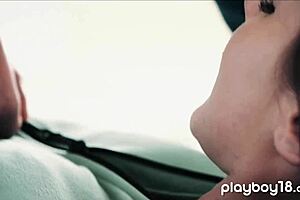 Glamorous Brunette Chick Hot Fucking With Lover