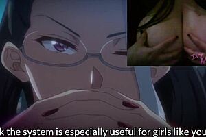 'hot chubby girl with big tits watching anal?'