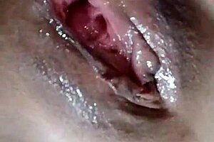 Juices Of Pleasure Squirting In Lesbian Masturbation