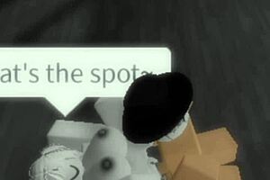 I fucked a stranger in Roblox, riding his cock in cowgirl like a slut.