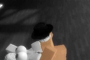 I fucked a stranger in Roblox, riding his cock in cowgirl like a slut.