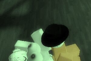 I fucked a stranger in Roblox, riding his cock in cowgirl like a slut.