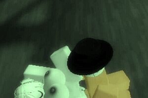 I fucked a stranger in Roblox, riding his cock in cowgirl like a slut.