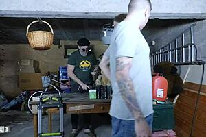 Alice Maze endures intense anal threesome with double penetration and squirting