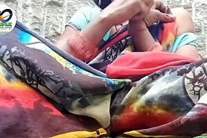 desi village saree removing finger