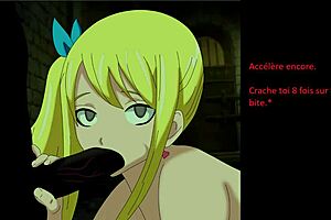 Hentai Joi French Lucy Heartfilia Commands Anal