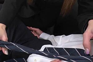 slutty big-breasted boss gets fucked in the office - kanna kitayama