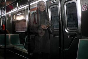 Wow, that beautiful stranger sucked me on the train!