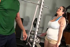 Carmella Bing's Fat Ass Gets Fucked At The Gym!