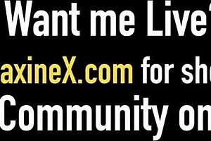 Hey, athletic cougar Maxine X gets her wet pussy pounded and creampied! 😏