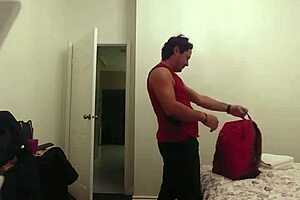 hot brazilian couple in passionate embrace