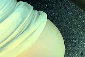 i'm a real hooker with blonde hair giving bbbj, getting bent over and fucked bareback from behind, taking load on ass