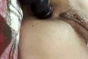 anal plug thrust vibrations in solo assplay