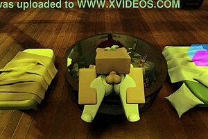 Subscriber Fucks Her in Roblox Condo