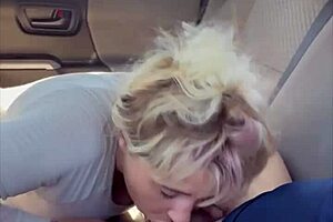 i'm a real hooker with blonde hair giving bbbj, getting bent over and fucked bareback from behind, taking load on ass