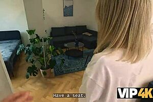 Vip4k Cute Blonde Cheating On Her Boyfriend For Money