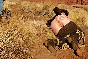 Rebel Ryder's outdoor whipping fun! 😈