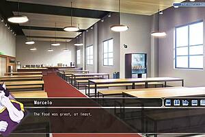 Playing after class in the classroom with furry fun