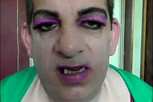 bisexual crossdresser shouts, 'offer me your cock and i'll make you come back for more!'