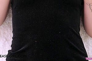 Dazzling Blonde Model Teases in Photoshoot Casting