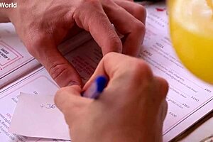 flirtatious waitress lia lin on first date with customer