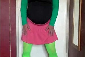 bisexual crossdresser shouts, 'offer me your cock and i'll make you come back for more!'