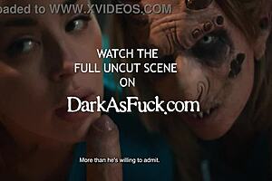 fucking a demon squirts milk into the nurses mouth darkasfuck