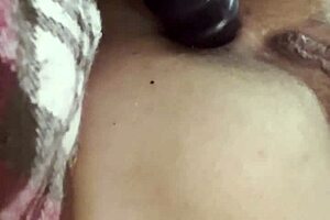 anal plug thrust vibrations in solo assplay