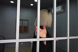 Dangerous blonde Xiara Dark passionately swallows officer Boris Jackson's BBC