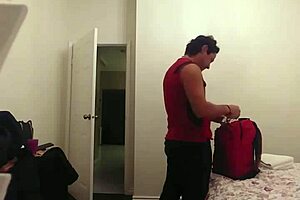 hot brazilian couple in passionate embrace