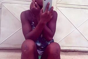 crazy bitch twerks naked after shedding clothes