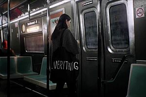 Wow, that beautiful stranger sucked me on the train!