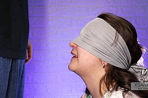 Xsanyany Tricked Into Blindfolded Cumshot Game