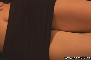 Black boots and pussy closeup