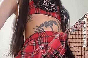 Jerk Off Guided To Squirt In Tattooed Brazilian Bitch's Ass