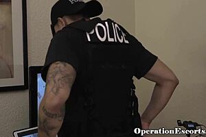 Real Prostitute Passionately Fucked by Cop