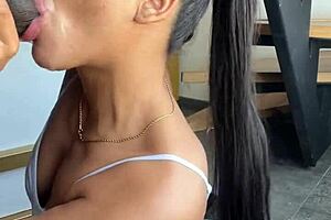 i just wanted to feel a huge cock in my mouth and i got it -amateur couple- nysdel