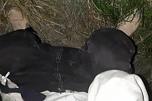 I pissed and masturbated first, then my girlfriend joined in the street orgasm