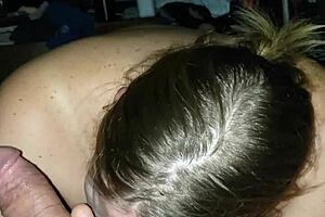 i had this hot redgead milf suckin me off wet and sloppy all the way