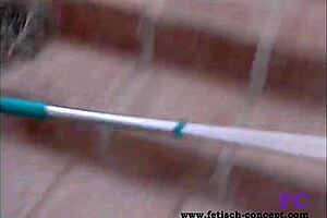 Fetisch-Concept Com - On Stairs And Outdoor With Cast Leg -, she asked?