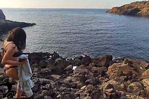 You come out the tits, blowjob on the cliff by the sea?