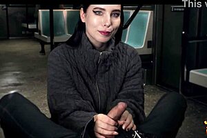 Wow, that beautiful stranger sucked me on the train!