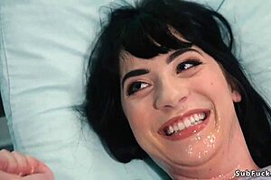 Possessed Babe Gets Group Fucked Anal And Assfucked In Gangbang BDSM Bondage Orgy With Gaping Fetish