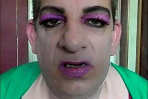 bisexual crossdresser shouts, 'offer me your cock and i'll make you come back for more!'