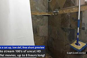 what are you doing to michelle anderson in the latex shower