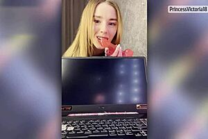 revealing my curvy body through the app, then getting wild with passionate fucking