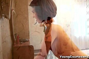 young courtesan jalace performs her job expertly