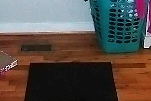 mature woman engages in early morning yoga session