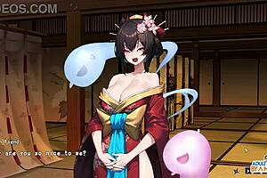 ep17 manari gets fucked from behind by the samurai fiend half-demon shinobi